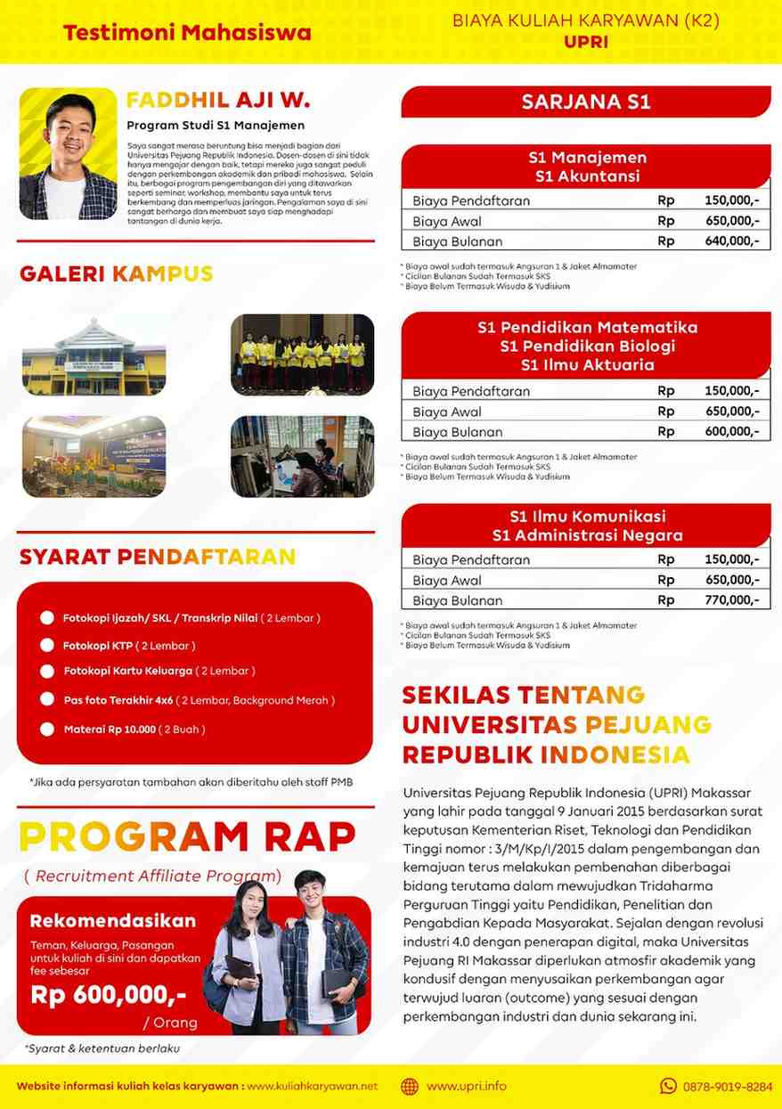 Brosur Belakang